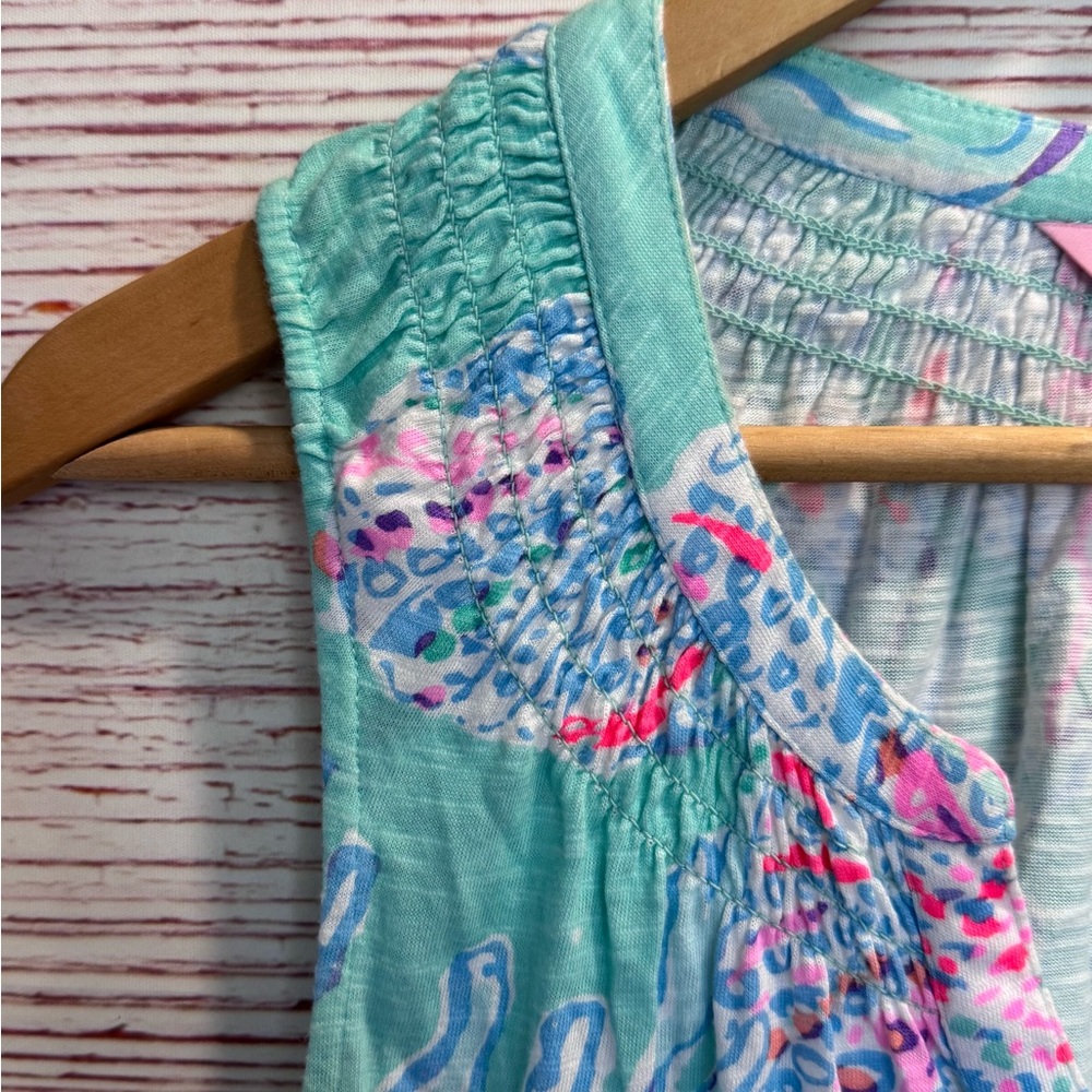 Lilly Pulitzer Essie Dress in Minty Fresh Fansea Sz S - Picture 8 of 13